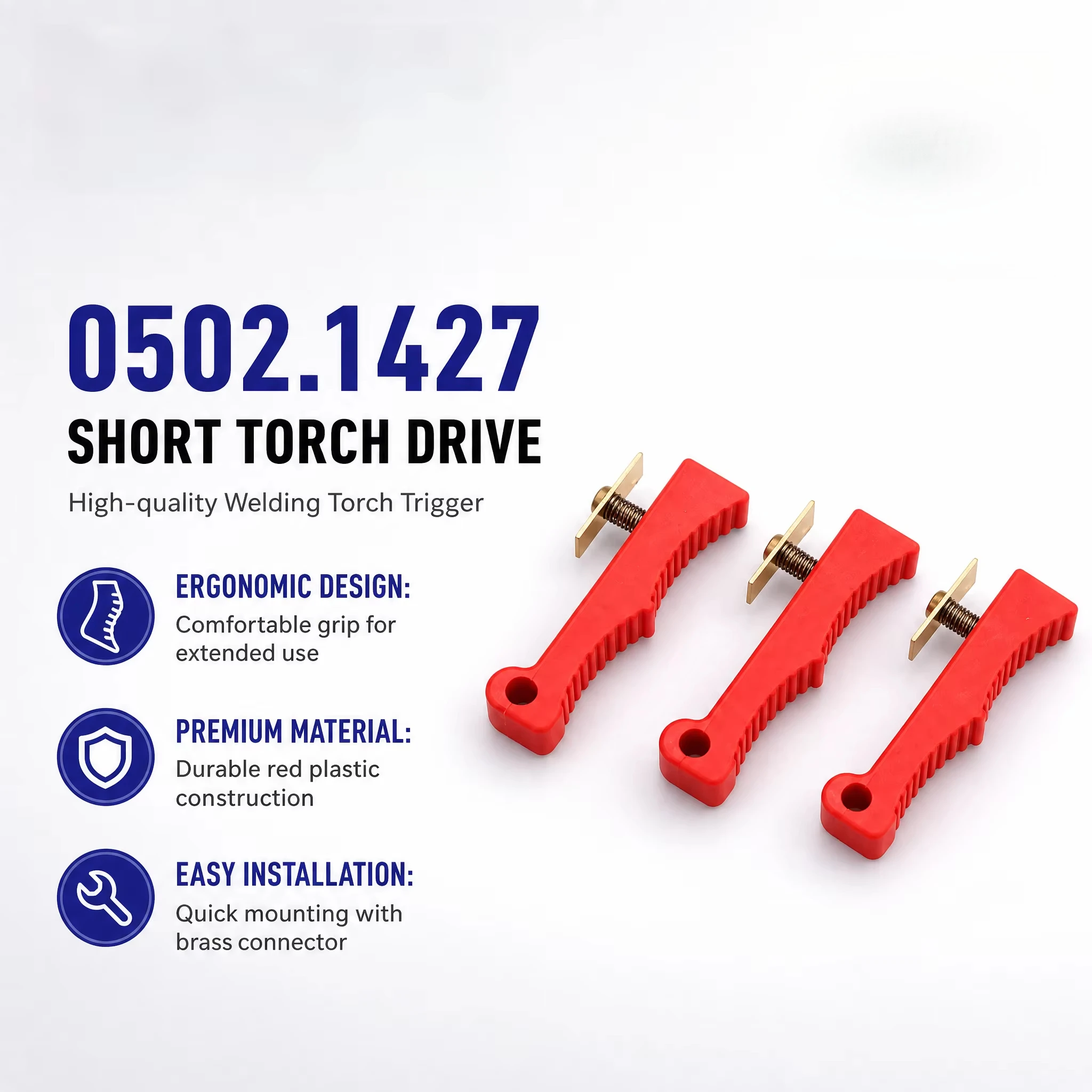 0502.1427 Short Torch Trigger Switch Replacement Spare Parts Fit SU365 Welding Torch