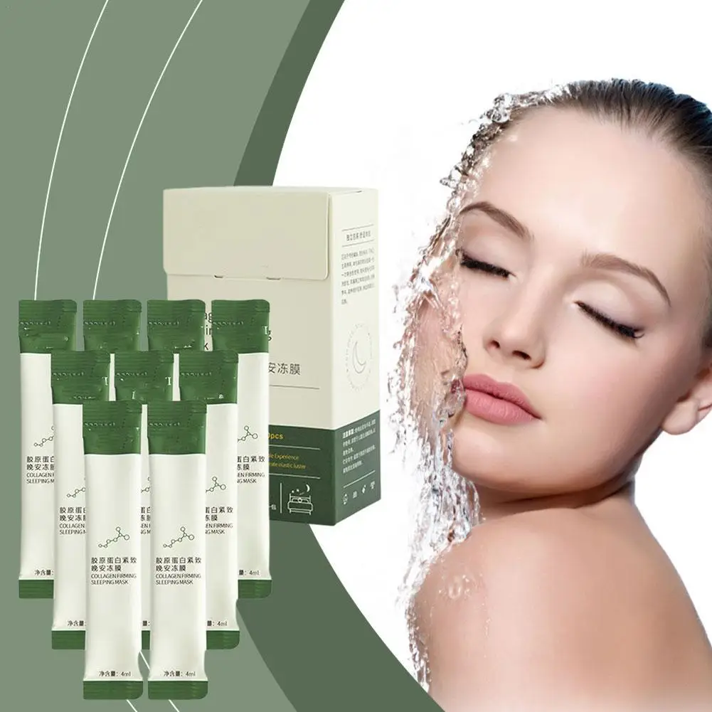 

20pcs/box Wash-Free Collagen Firming Sleeping Face Mask Anti-Aging Hydrating Moisturizing Shrink Pores Face Skin Care Products