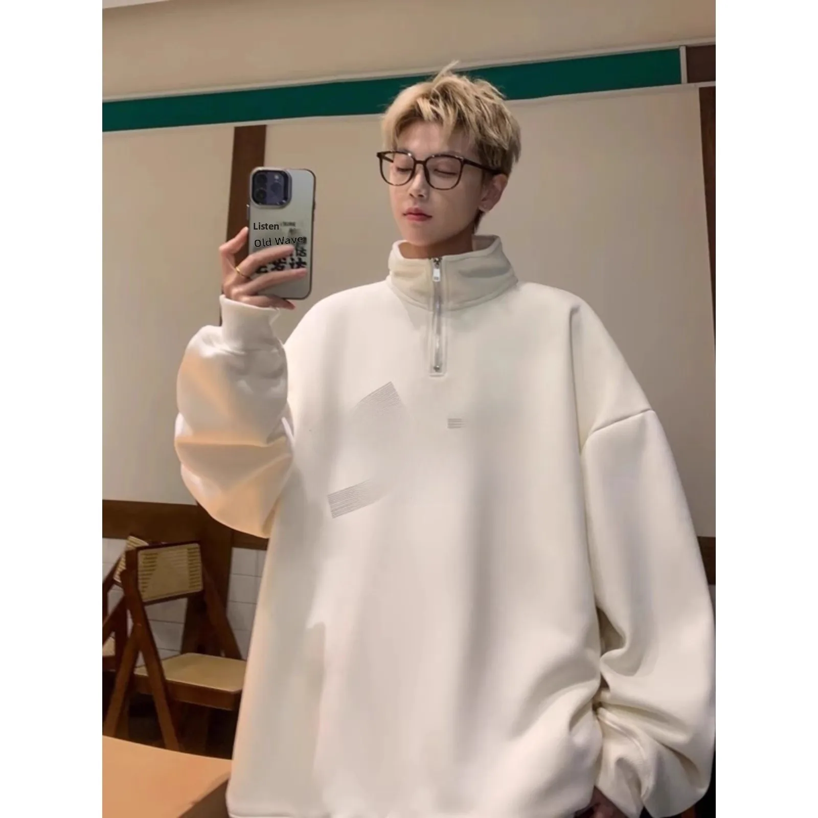 Loose Fit Men's Hoo…