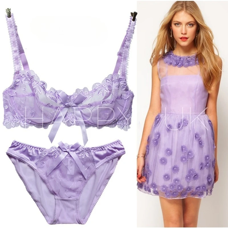 حمالة صدر رفيعة للغاية غير مبطنة للثدي الكبير، حمالة صدر دانتيل على شكل كأس D/E مثيرة وداعمة، مريح للتخسيس 34-40 للنساء BANERDANNI BC #5