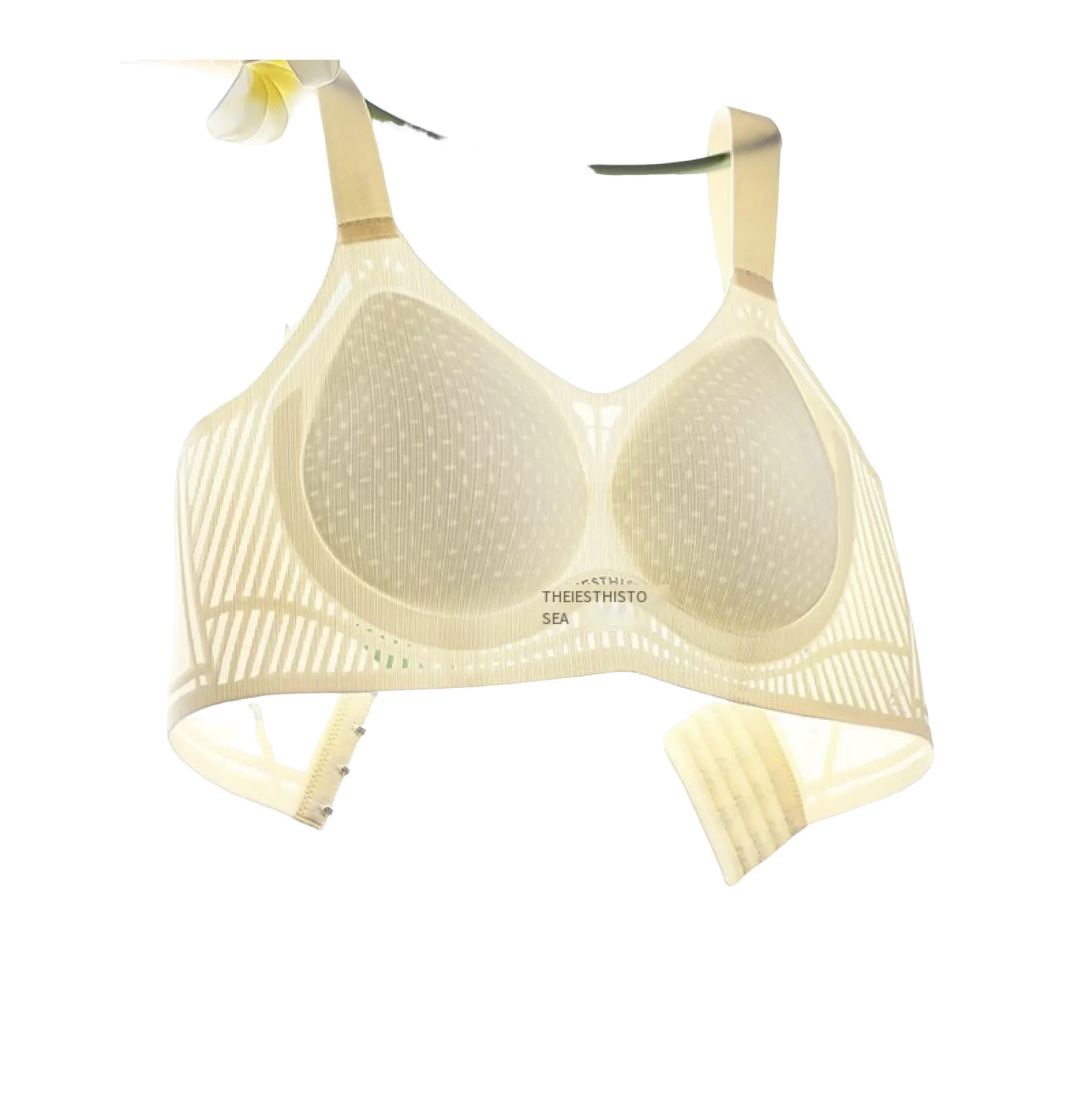

KUCLUT traceless fixed cup underwear women's top support gathered to close the side breasts to prevent sagging and breathable
