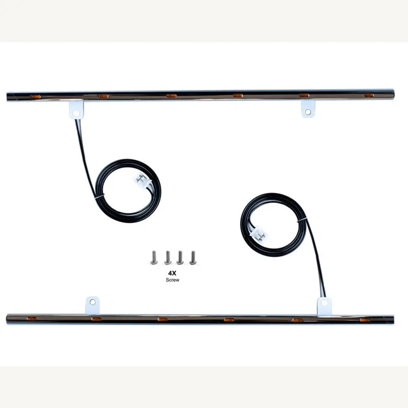1:14th Scale LED Side Skirt Baffle for Tamiya RC Dump Truck for SCANIA 770S 4X2 Car Upgrade