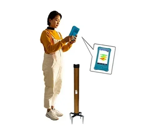 

Newest High Performance High Accuracy 300 Meter Depth ADMT-3HT3 Golden-Rod groundwater detector HOT SALES