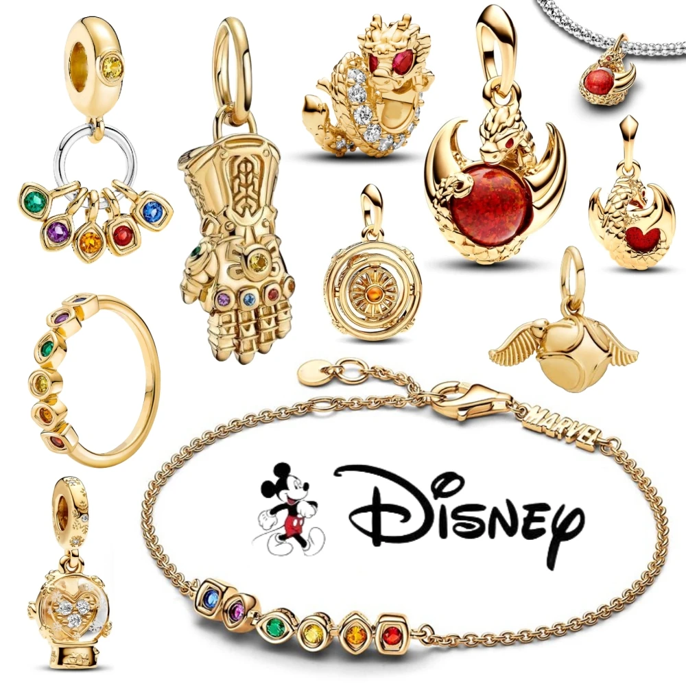 New Disney Dragon Family Alliance Serie Charms Dangle Beads Fit Original Pan Bracelet Necklace DIY Charm Original Making Jewelry