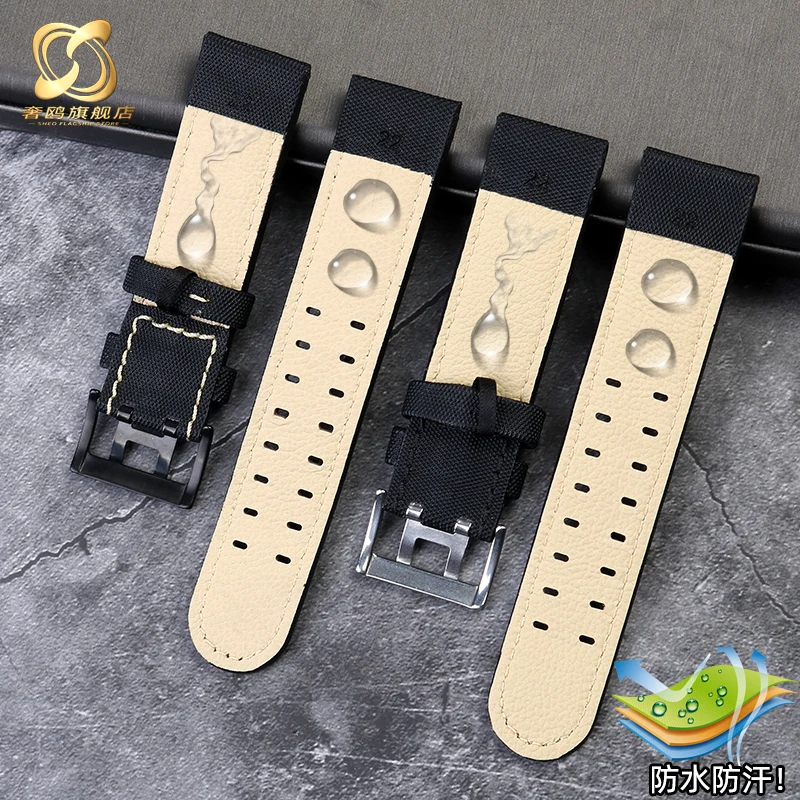 20MM  Nylon Watchstrap For Hamilton KHAKI FIELD AVIATION H70575733/H68401735 Watchband Waterproof Soft Sport  Watch Accessories