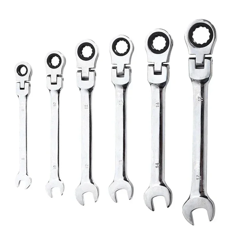 

6/32mm Activities Metric Flexible Head Ratcheting Wrench Adjustable Repair Tool 9/10/11/12/13/14/15/16/17/18/19/20/21/22/23/24mm