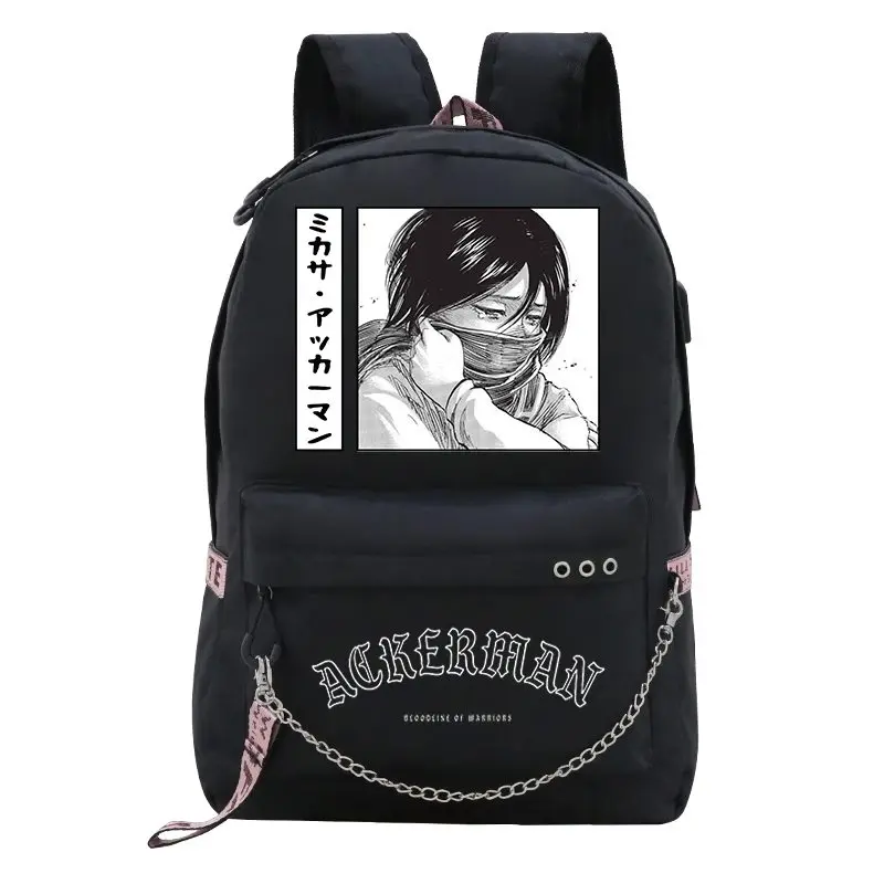 

Attack on Titan School Bags Children Backpack anime Kids Backpack Shingeki No Kyojin Children School Backpack for Girls Boys Bag