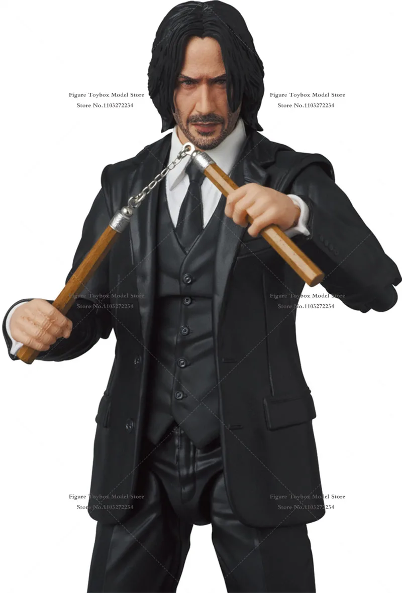 MEDICOM TOY Original 1/12 Scale John Wick Movable Man Action Figure Suit Design Killer Mini 6