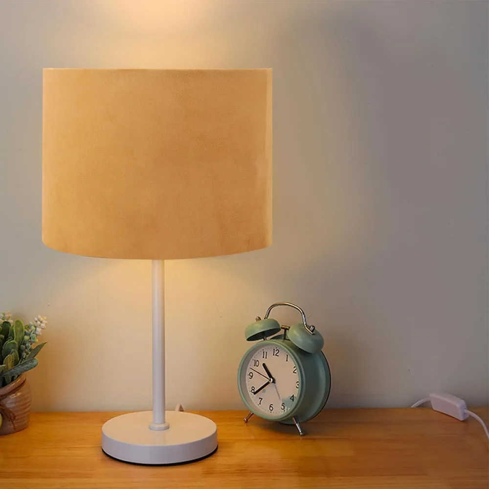 Unique Oval Shaped Lampshade Velvet Fabric 7.1 inch Height Lamp Cover Small Lamp Shades Wall Lamp