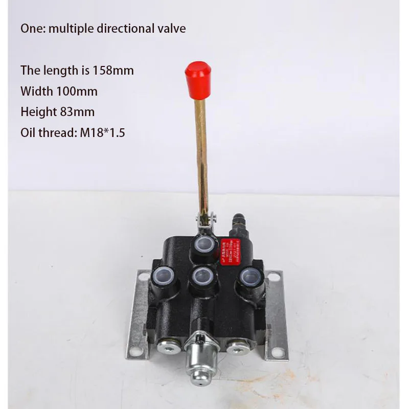 ZS1-L118 Series Multiway Valve Manual Hydraulic Multiway Valve Distributor