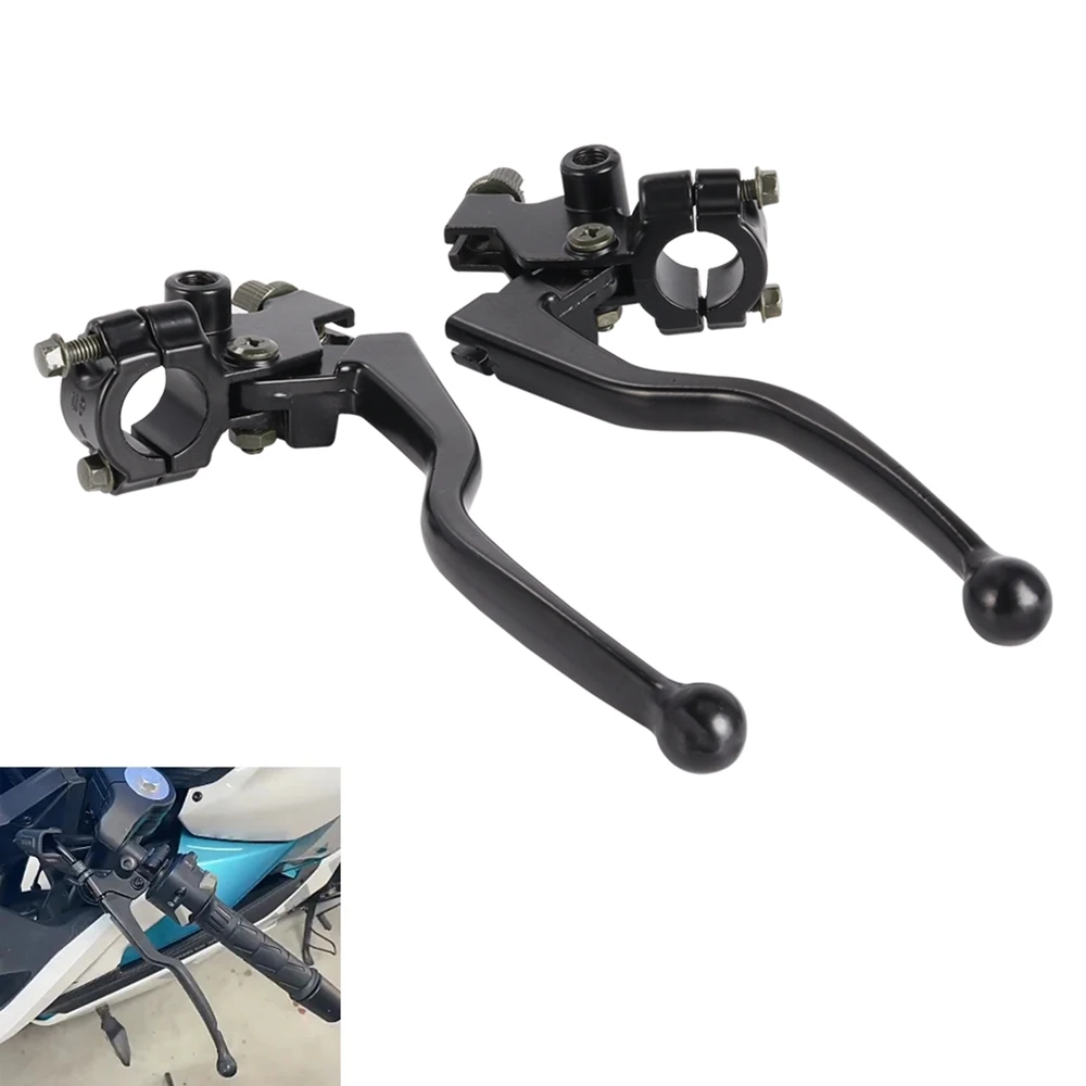 22mm 7/8in Aluminum Alloy Motorcycle Brake and Clutch Lever Handlebar Accessories For Pit Dirt Bike ATV Moto Equipments Parts