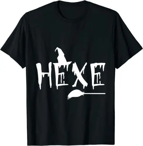 Neu hexen hexe mit schrift zug damen mädchen frauen premium t-shirt