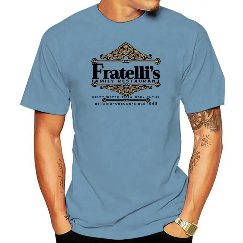 Fratelli Restaurant Inspired The Goonies 80s Retro Italian Movie Film T Shirt Tees Men Clothing Big SizeS-XXxl T-Shirt