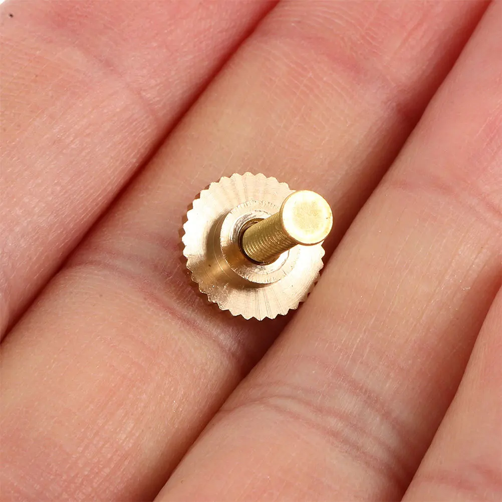 

20Pcs Metal Badge Pin Backs Screw Cap Locking Clasp Pin for Brooches DIY Crafts Badge Holder Retractable Clip Fixing Solution