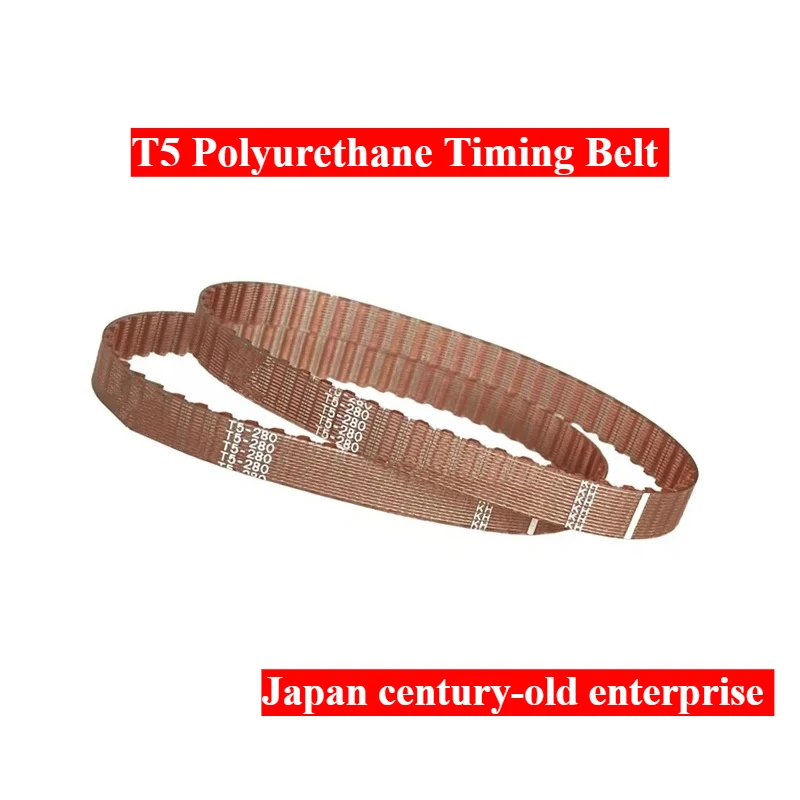 

Japanese T5 Polyurethane Wire Seamless Timing Drive Belt T5-815 T5-840 T5-850 T5-900 T5-940 T5-990 T5-1000 T5-1075 T5-1100