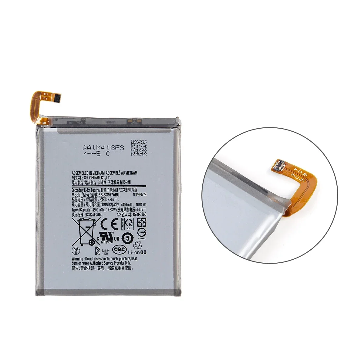 Brand New EB-BG977ABU 4500mAh Battery For Samsung  Galaxy  S10 5G Version S10 X Version SM-G977 SM-G977V/U/T Batteries+Tools