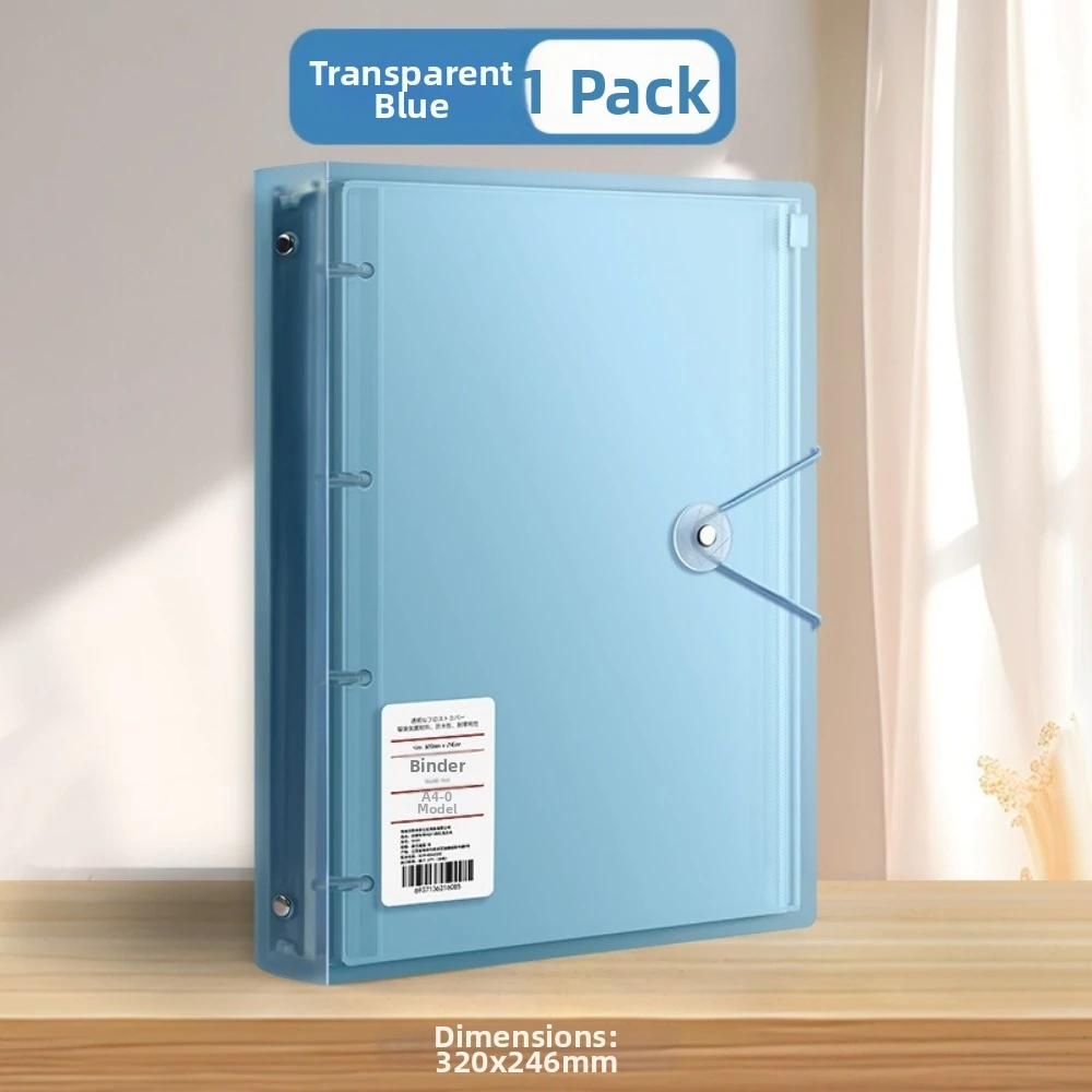 7-in-1 Document Storage Bag A4/A5/B5 Loose-leaf File Binder Waterproof Portable Miscellaneous Storage Organizer Family Use