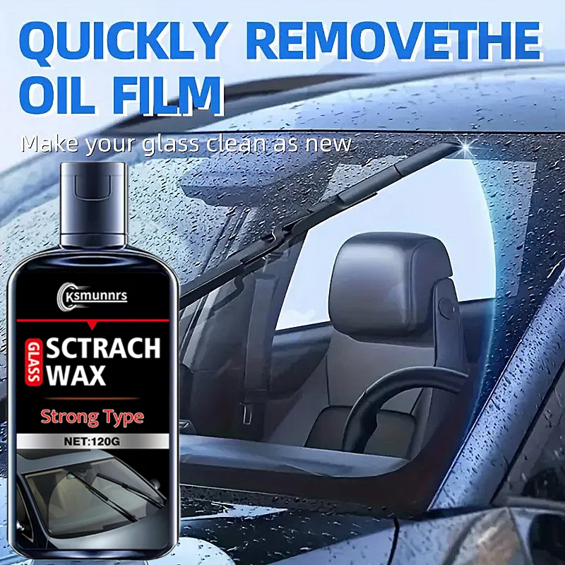 

Универсальный очиститель лобового стекла автомобиля — средство для удаления пятен с масла и воды с губкой для восстановления кристально-чурого зрения для всех транспортных средств