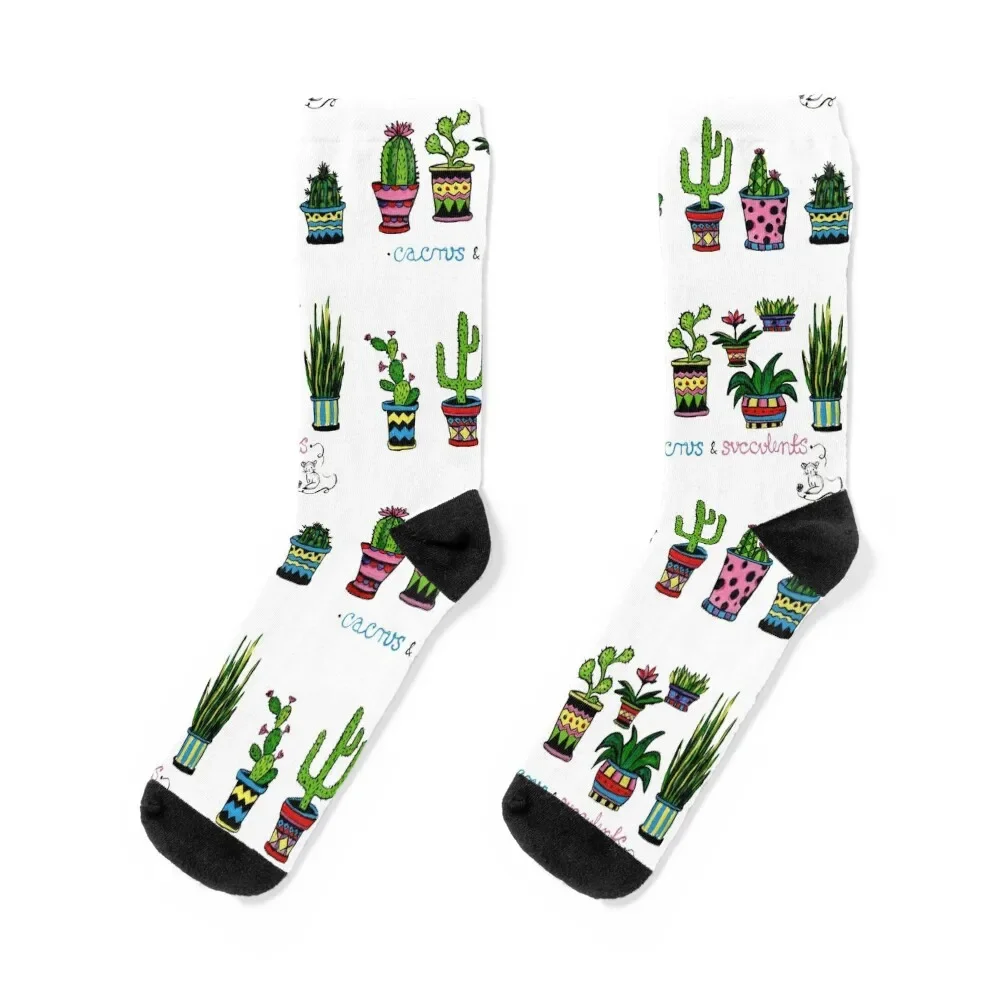 

Pack of cactuses & succulents Socks tennis sports and leisure Socks Girl Men's