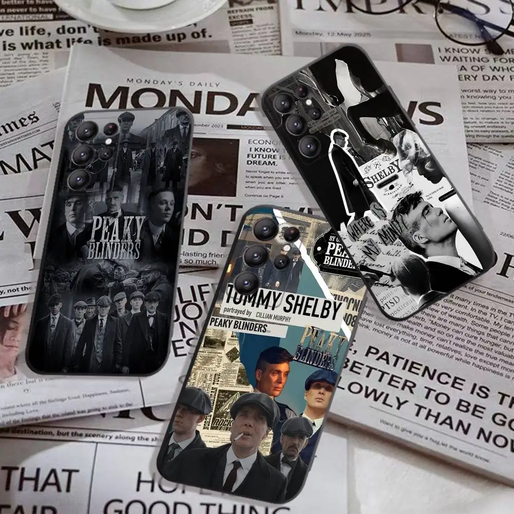 Funda de teléfono Movie P-Peakys-B-Blinders para Samsung S 24 Fe 25 Ultra Plus 20 Lite 21 30 22 23 24 22 Ultra 5G Fundas
