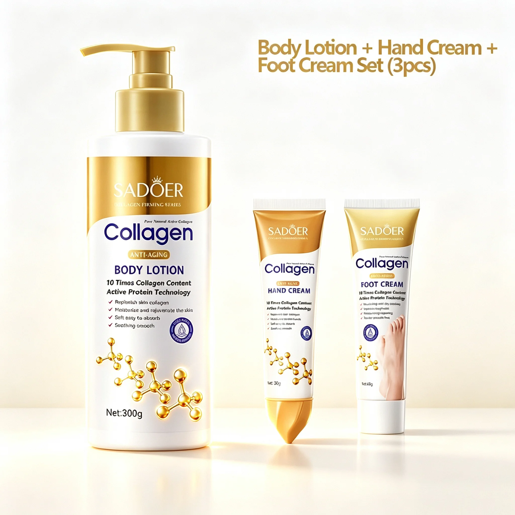1/2/4/8 Pack Collagen Hand Cream, Hydrating Winter Hand Cream for All Skin, Prevents Dryness and Cracking, Softens Hands