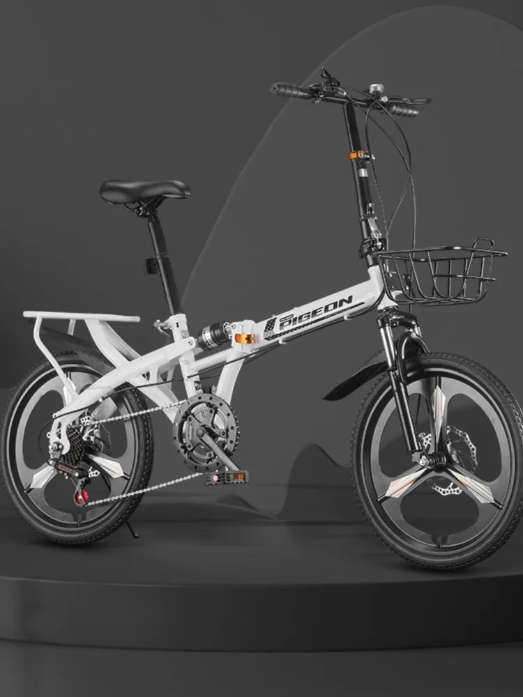 AliExpress Flying Pigeon Children's Bicycle Folding Shock Absorber Male Female 3-6-7-10 Year Old Baby Ultra Light Children's Bicycle Bike