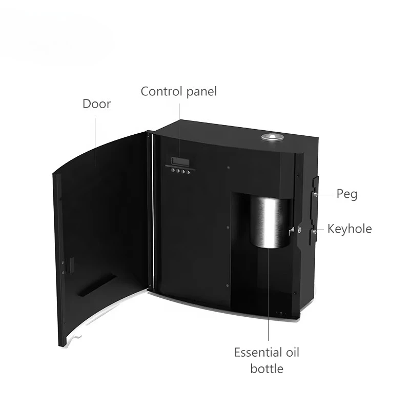 5000 CBM White Black Metal HVAC System Electric Humidifier Air Cleaning Commercial Scent Diffuser Aroma Machine