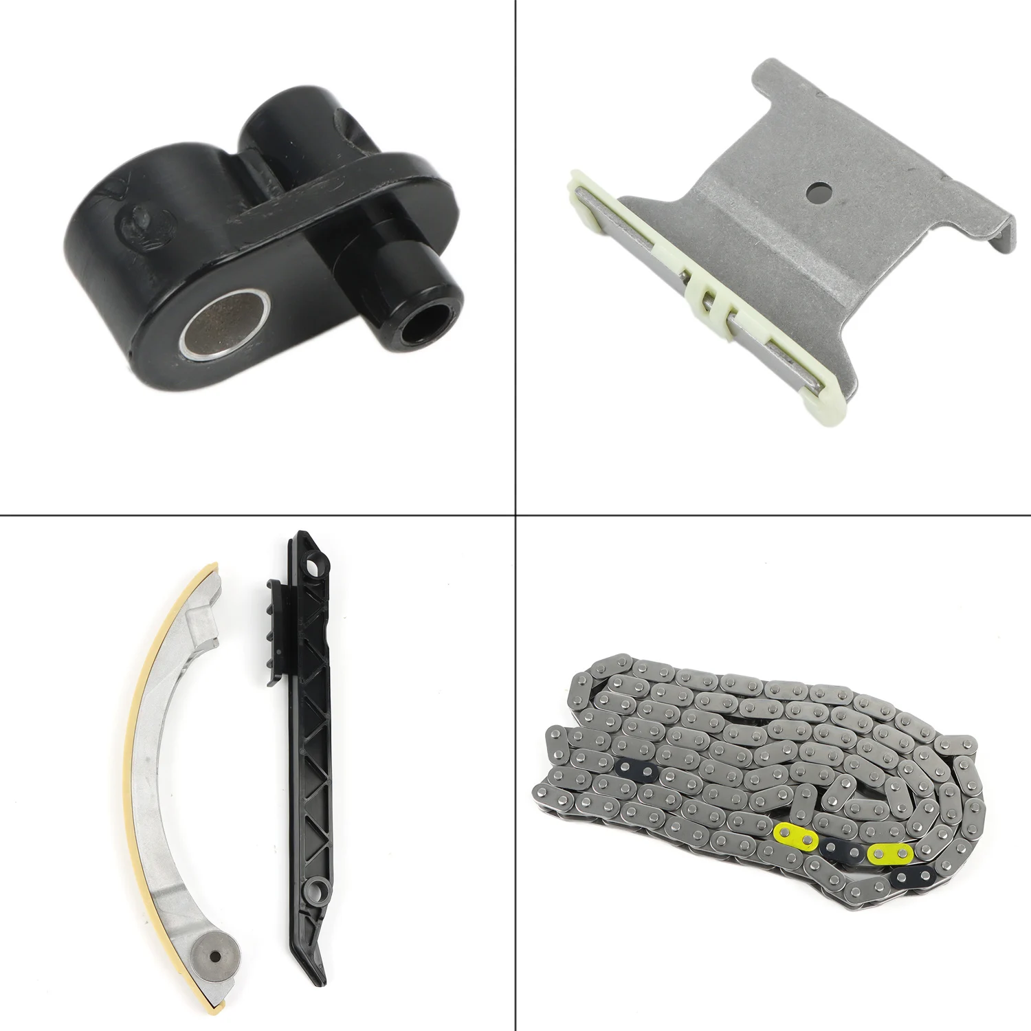 1Set TKC8002 Kit catena di distribuzione del motore con set catena di distribuzione Tenditore tappo olio per selezionare modelli Buick Chevy e Pontiac Parti di automobili