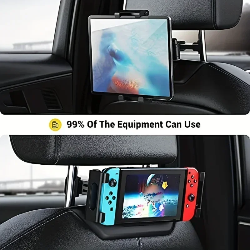 Auto Tablet Halter Rücksitz Kopfstütze Halterung Für IPad Air Pro 4-13 Zoll 360-Grad-Rotation Hinten Kissen Telefon klemme Ständer Universal – Detail 7