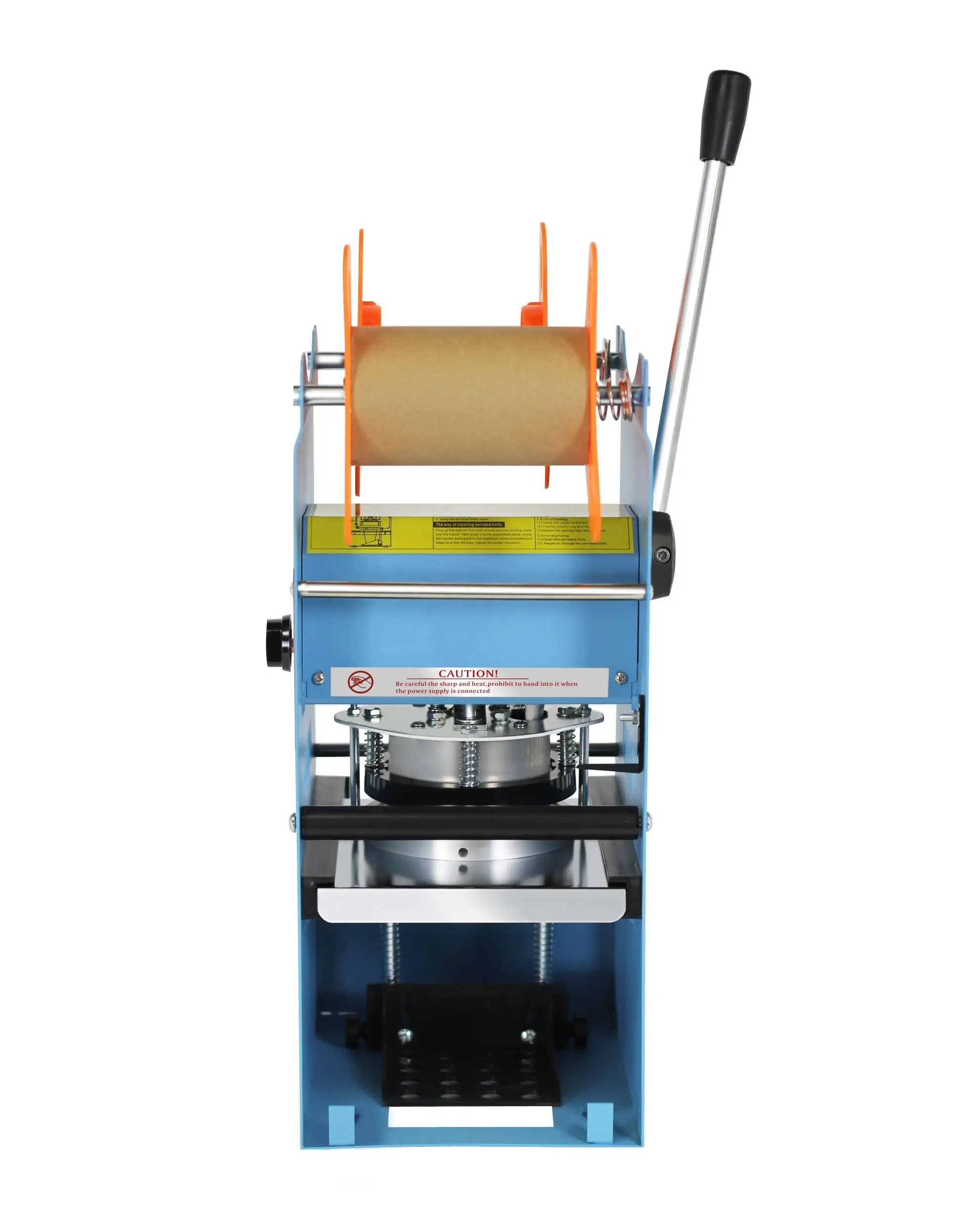 70Mm Semi-automatic Cup Sealing Machine for  Plastic Paper Cup Seal and Water Milk and Tea Cup  Film Cutting Sealing