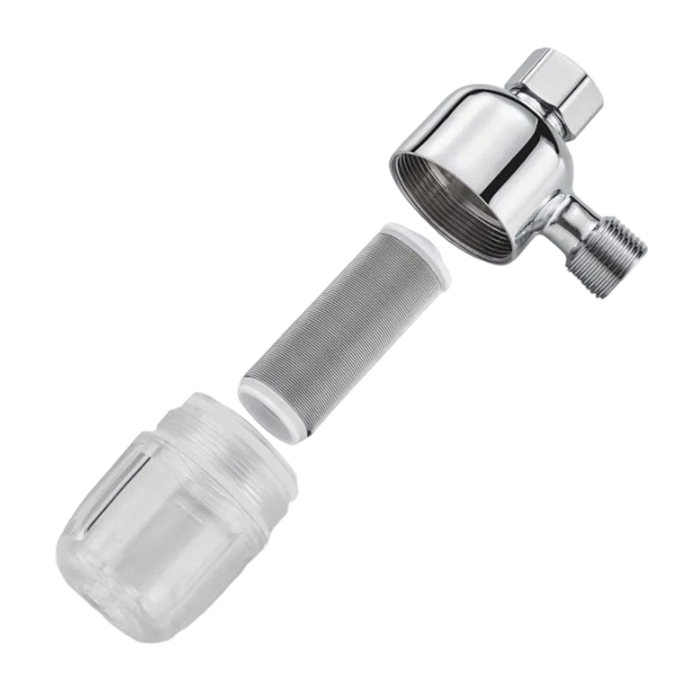 Plumbing Maintenance Shower Water Filter Long Lasting Shower Filter System Water Filter Zinc Alloy Stainless Steel PC Housing