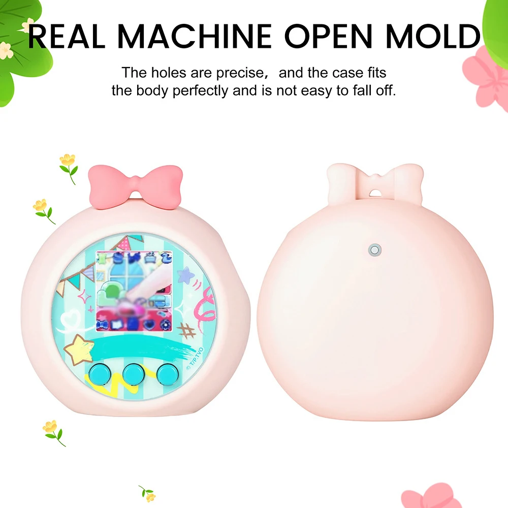 Games Console Soft Cover Liquid Silicone Fall Resistant Cute Protective Cover Non-Slip For Punirunes Games Accessories