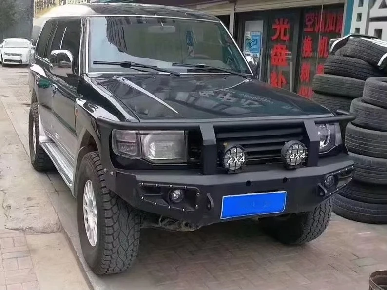 Heavy-Duty Off-Road Steel Rear Bumper for Pajero 2nd Gen