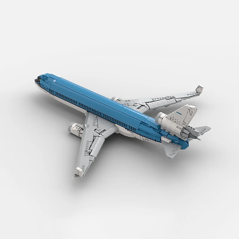 

1969 шт. MOC MD-11 KLM Royal Dutch Airlines модель DIY сборка строительные блоки игрушки детский подарок на день рождения