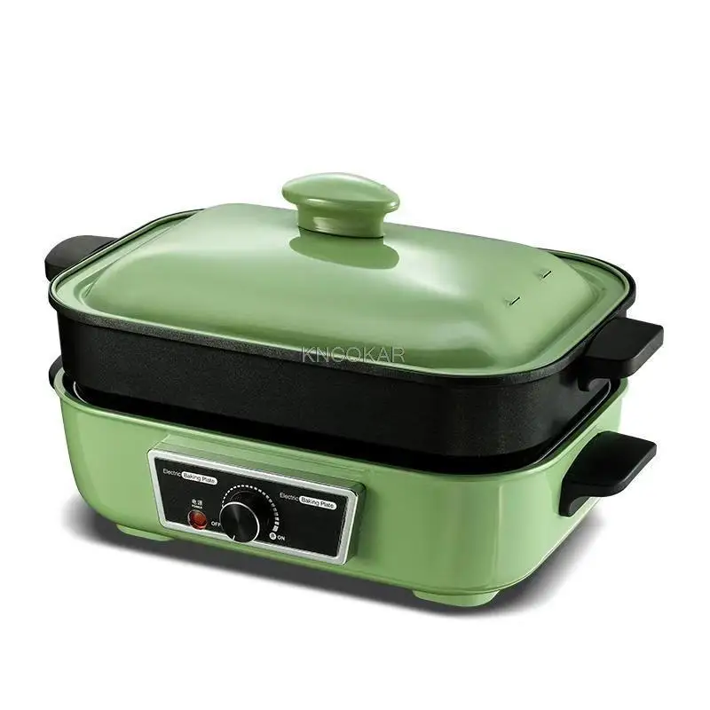 5 IN 1 Multi-Function Pot Home Cooking Pot Electric Barbecue Barbecue Stove Hot Multi-Functional Cooking Pot Shabu