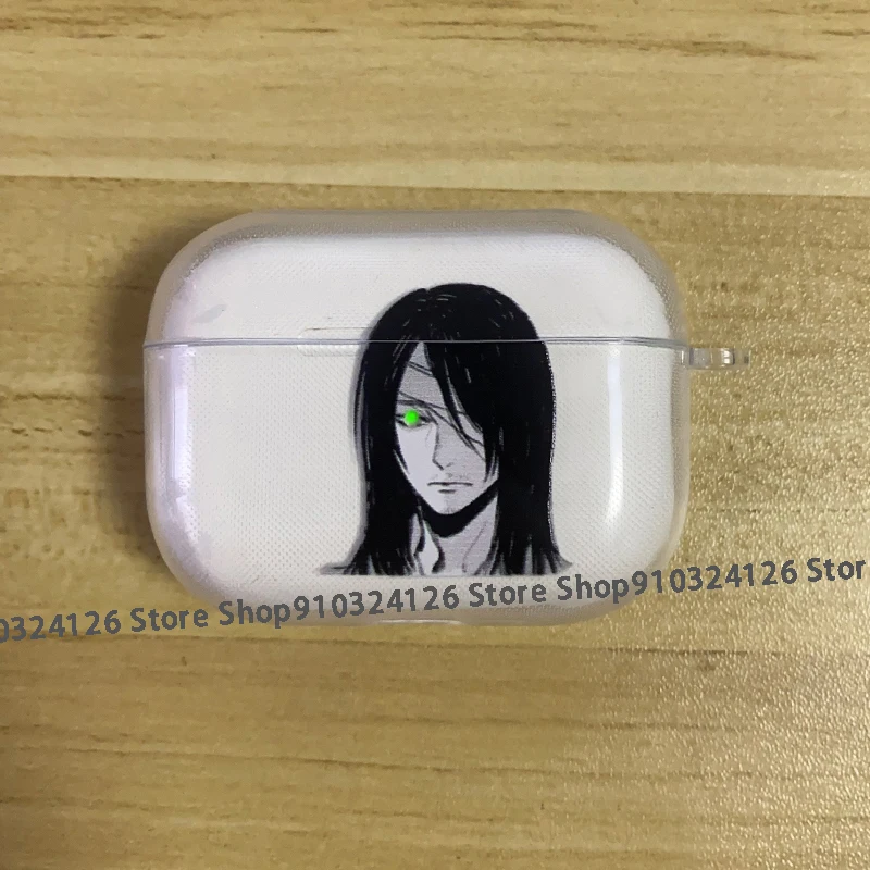 Anime ataque em titã caso transparente para airpods 4pro 3 2 hingeki no kyojin levi eren yeager airpod casos tpu fone de ouvido capa