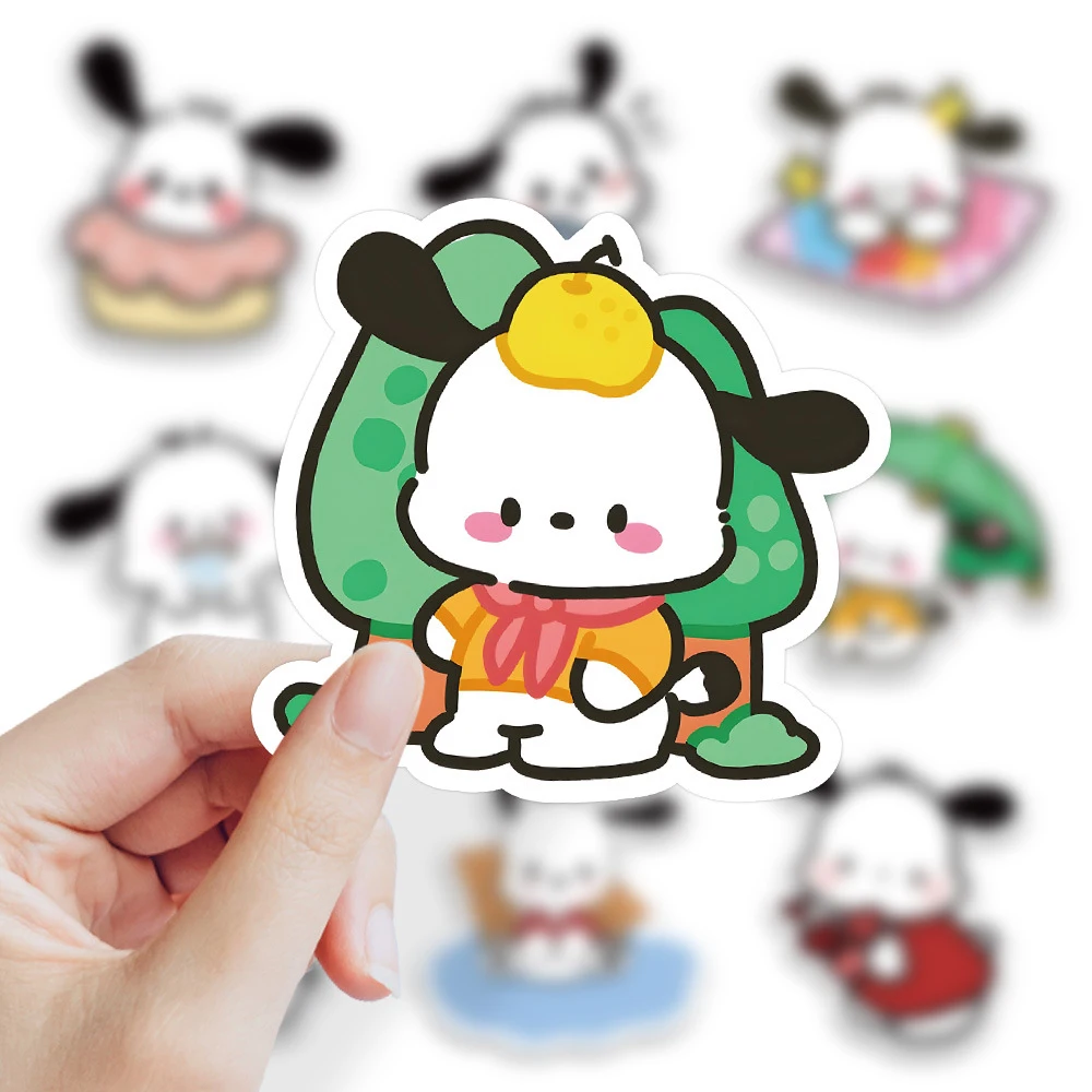 

10/30/50pcs Funny Cute Cartoon Sanrio Pochacco Stickers Anime Graffiti Sticker DIY Phone Luggage Notebook Decals Decoration ToyI