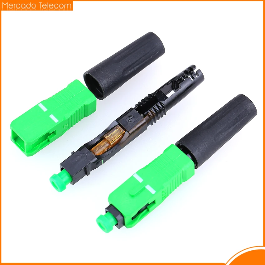 Factory Direct 3M 100 pieces/box SC APC Fiber Fast Connector SC APC SM Fiber optic quick connector Use FTTH Big Sale