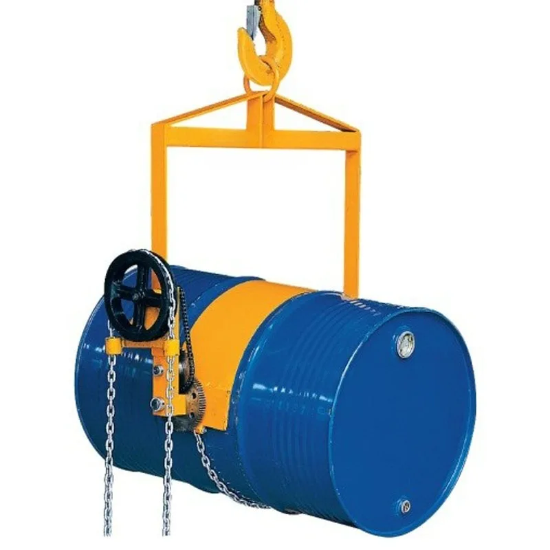 Flip jig, spreader, sling, manual chain, flip, pour, bucket pusher