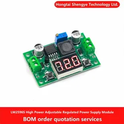 LM2596S High Power Step-Down Module DC-DC 3A Adjustable Regulator Power Supply Module with Voltmeter Digital Display