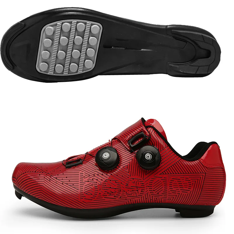 Cycling Shoes Men's Road Bike Racing Competition Shoes Self-Locking SPD Cycling Racing Sports Shoes Women Cleats Cycling Shoes