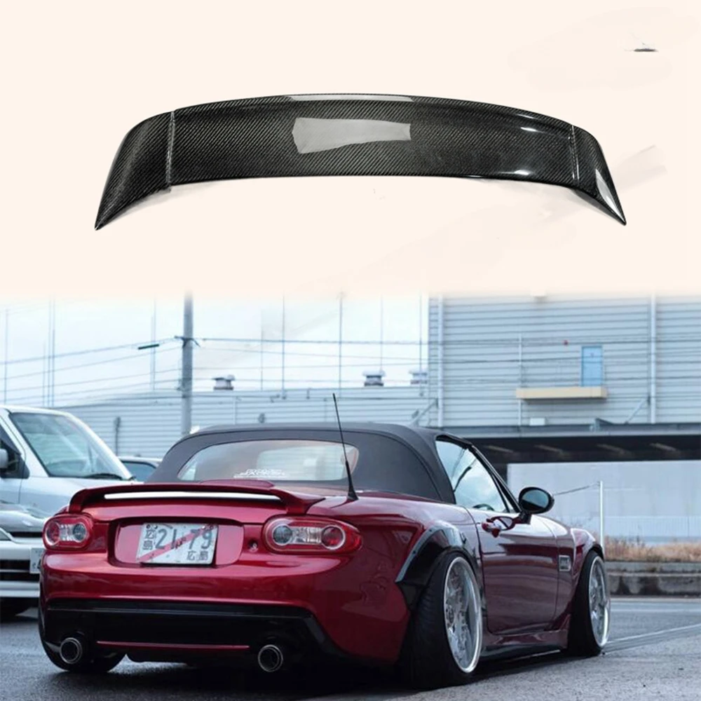 

For Mx5 Nc Ncec Roster Miata Rbk Style Trunk Spoiler (Soft Top Only) Carbon Fiber