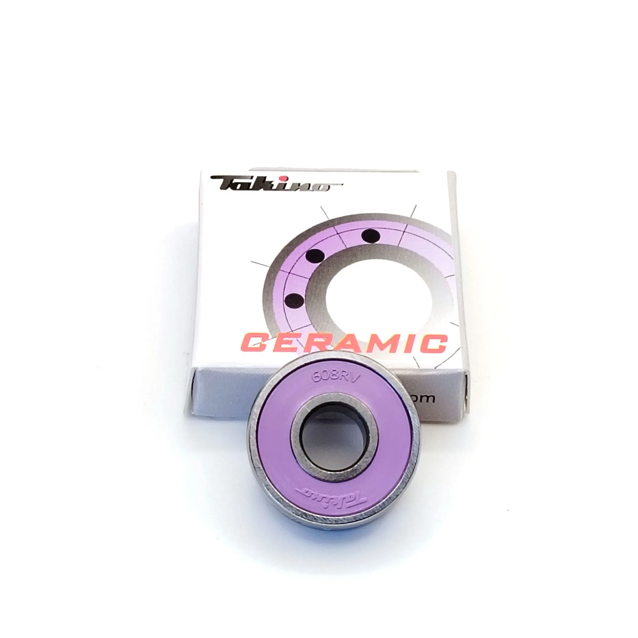 Takino 608-2RV-N4 Bicycle Ceramic Ball Drum Bearing 8 * 22 * 7mm Silent Ceramic Peilin