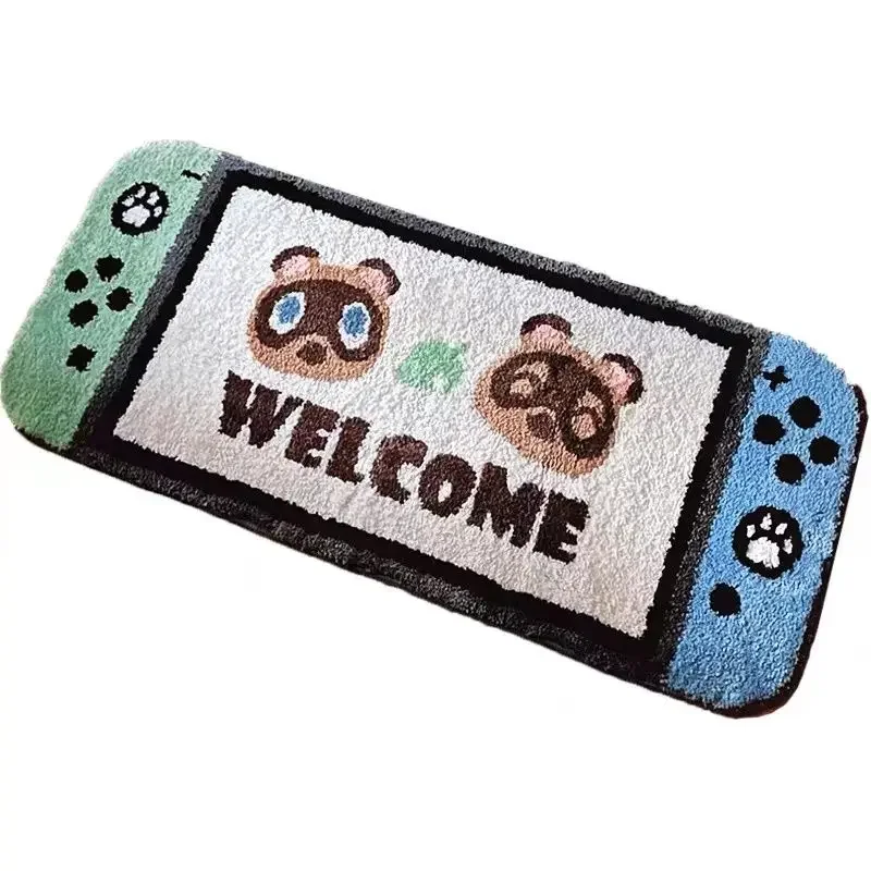 Switch Game Console Carpet Imitation Cashmere Gaming Esports Children\'s Bedroom Bedside Blanket Wear-resistant Floor Mat