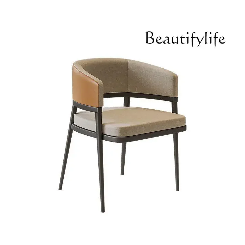 Negociar mesa e cadeira combinação luz luxo moderno escritório de vendas exposição negócios hotel lounge área pequena mesa redonda