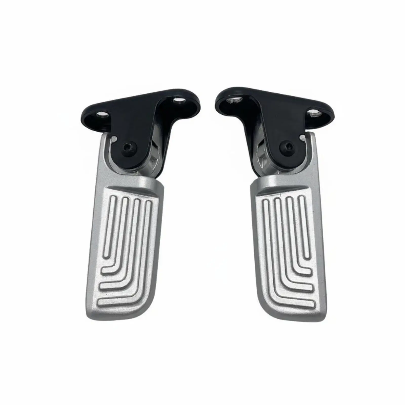 2 Pieces Retractable Passenger Foot Pegs Electric Scooter Passenger Pedal
