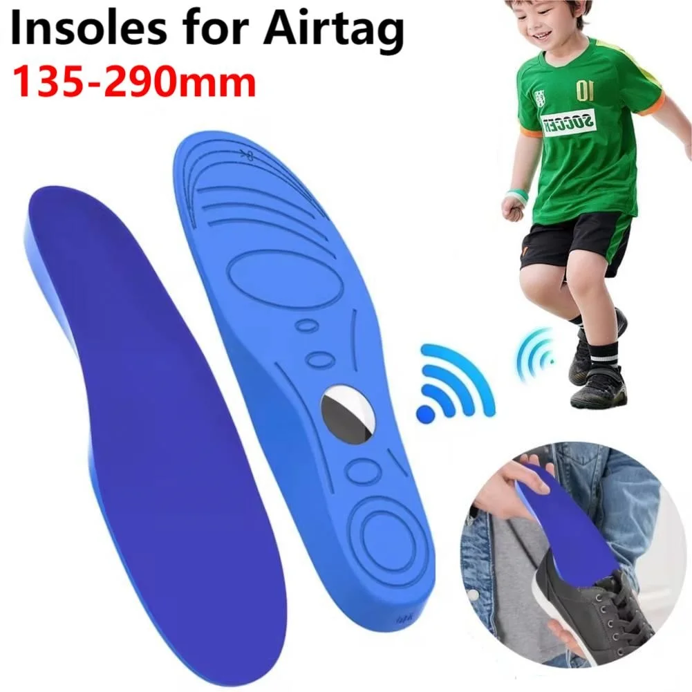 Insoles for Airtag Protective Cover Comfortable Securely Mounted Shoe Inserts Airtag Hidden Holder Shoe Insoles for Kids Seniors