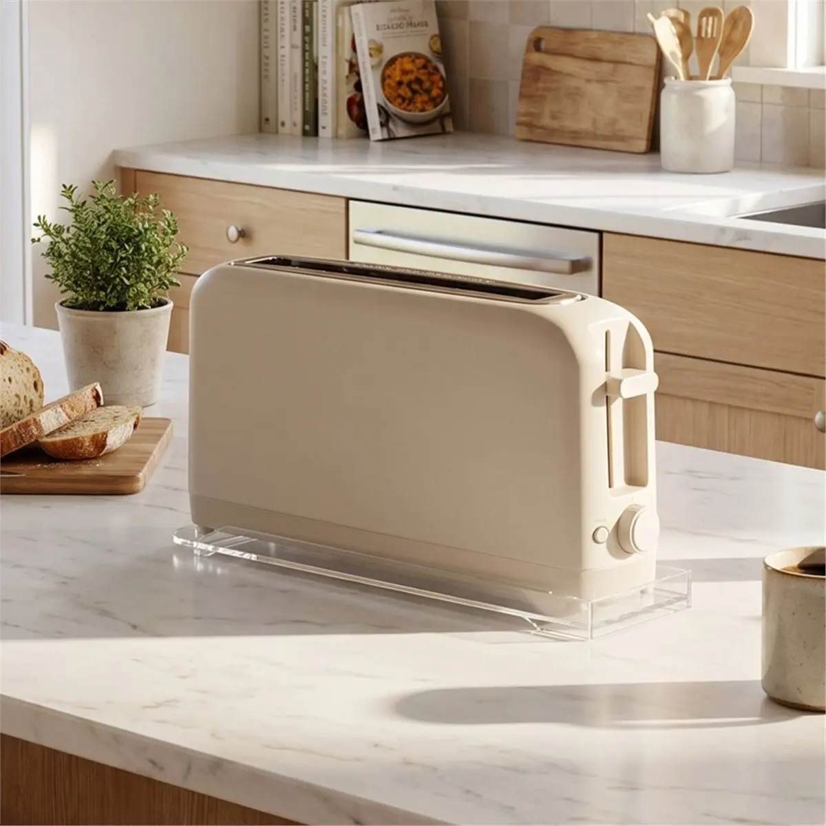 Acrylic Clear Crumb Tray Acrylic Tray for 2- Slim Toaster Crumb Tray Replacement