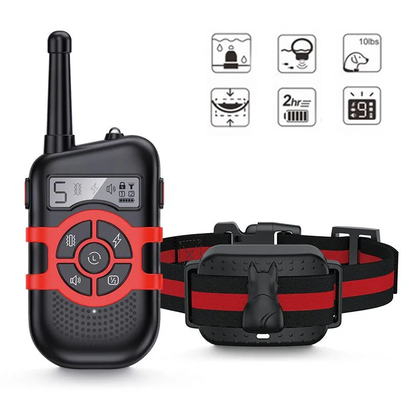 

Upgrad 300m Dog training collar Remote Control Electric Shock Vibration Sound with Lock for small large dogs training Supplies