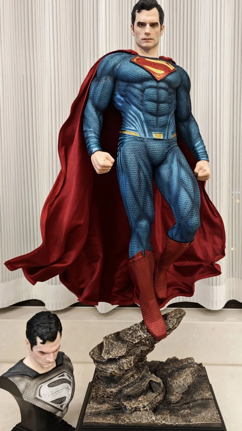 Batman V Superman:Dawn Of Justice Anime Figure Super Action Figure Glowing 50cm Decoration Statue Children Toys Birthday GIft